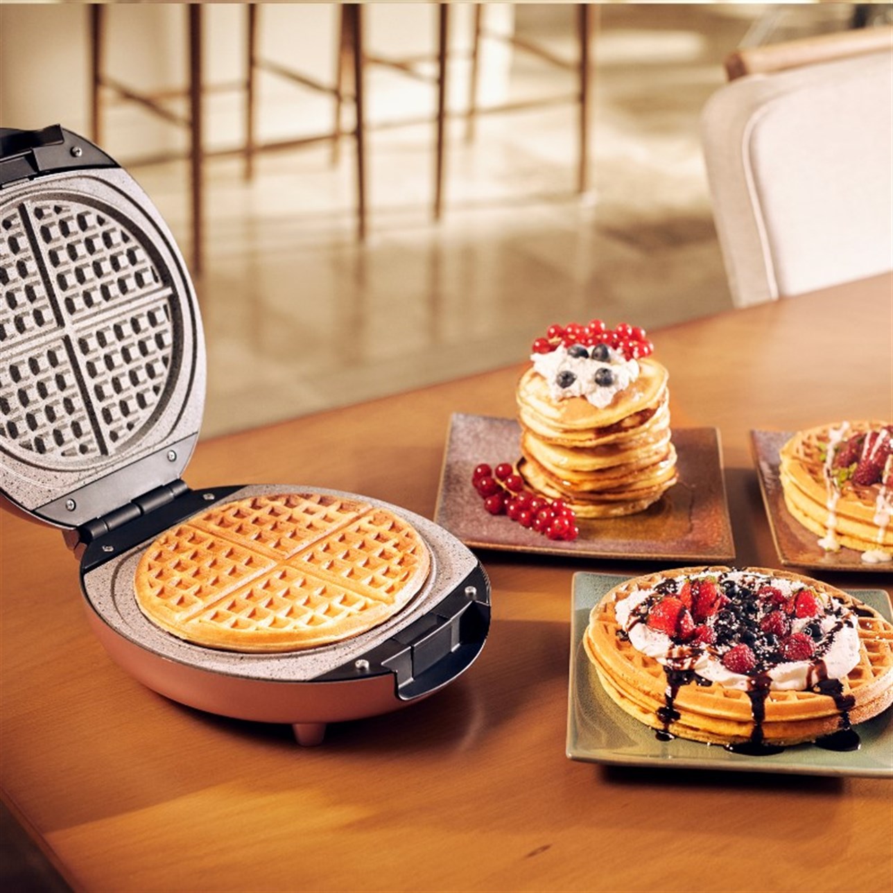 KARACA FUNDAY WAFLE MAKİNESİ REDGOLD