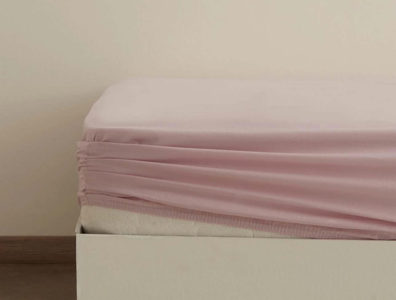 KARACA HOME BASIC  FITTED 100X200+30 CM PUDRA