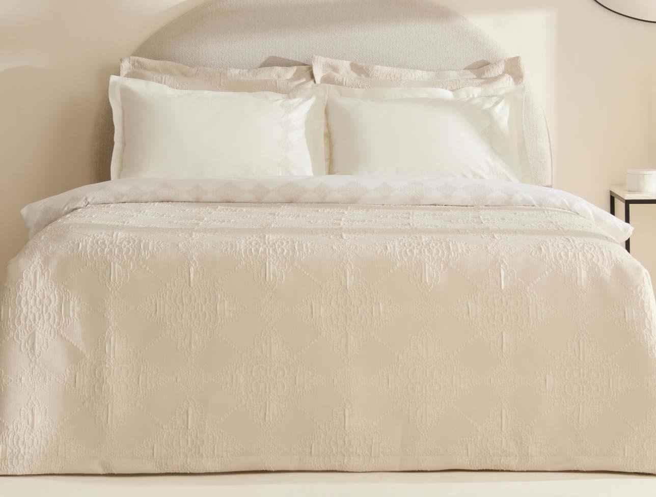 KARACA HOME CLARE DUET SET ÇİFT KİŞİLİK EKRU