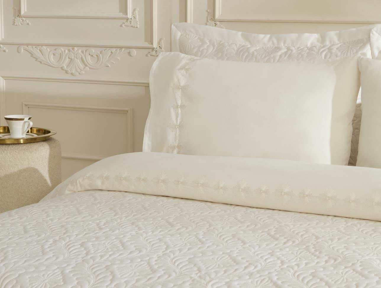 KARACA HOME GLORY 7 PARÇA DUE, ÇİFT KİŞİLİK EKRU