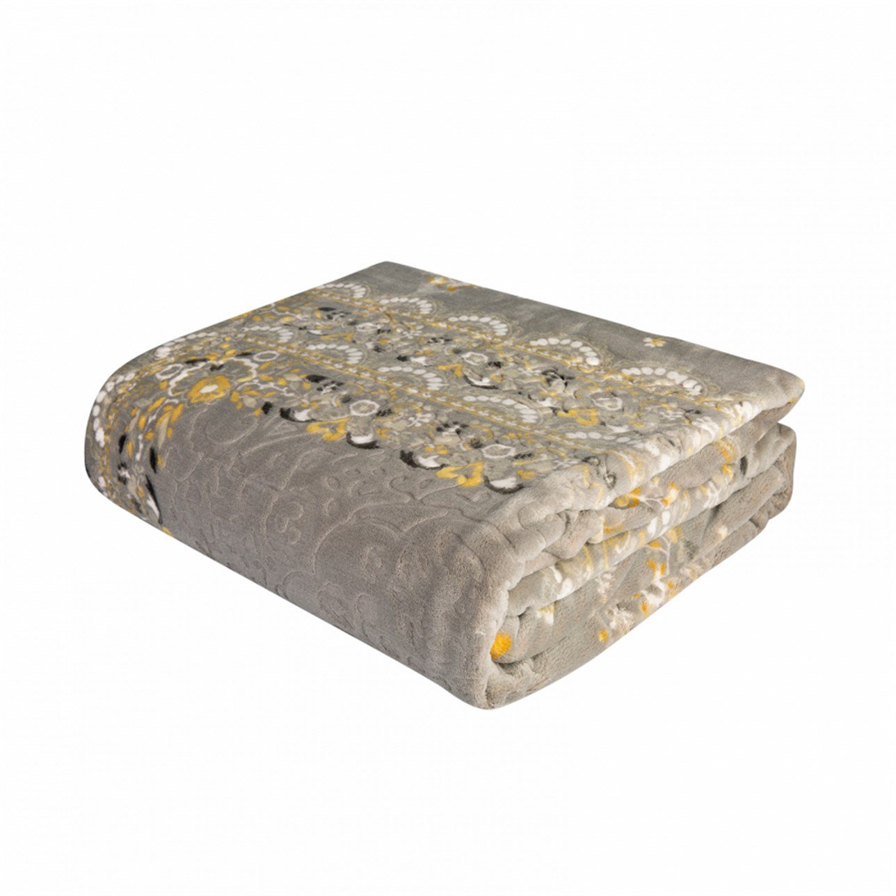 KARACA MIHVER GRİ ÇİFT KİŞİ PANO EMBOSY BATTANİYE
