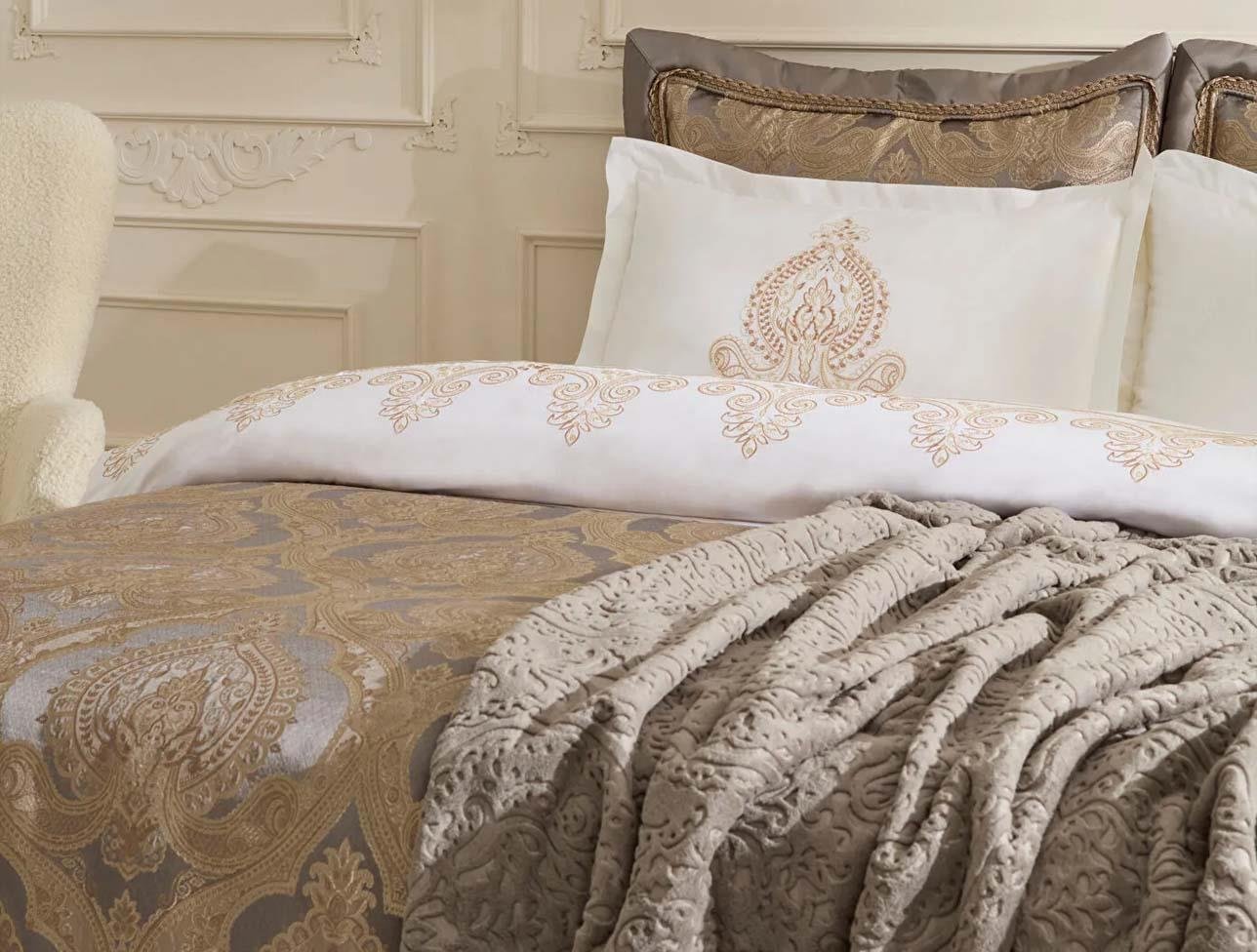 KH DİORE ÇEYİZ SETİ ÇİFT KİŞİLİK GOLD