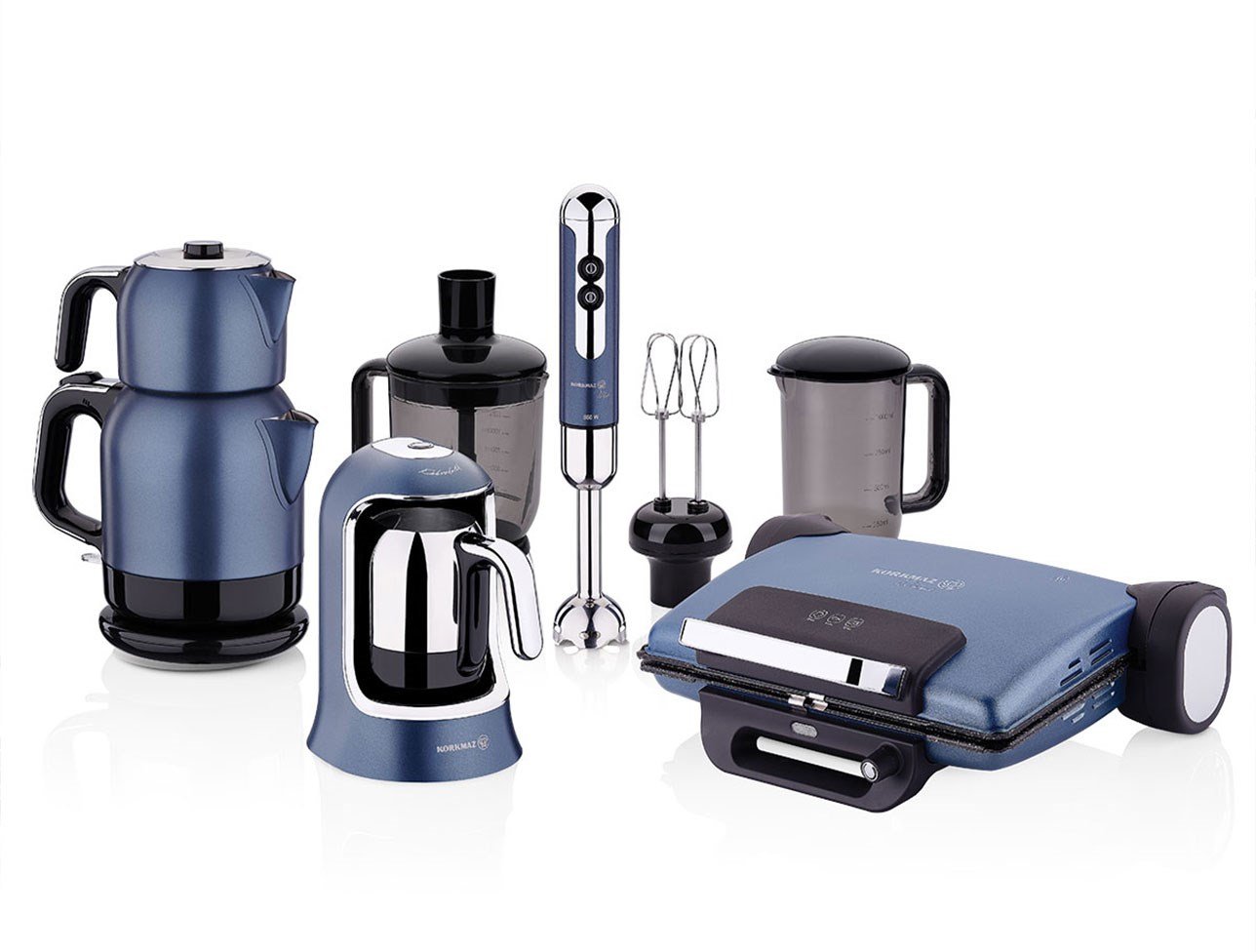 KORKMAZ A1819 AZURA 14 PARÇA ELEKTRO SET