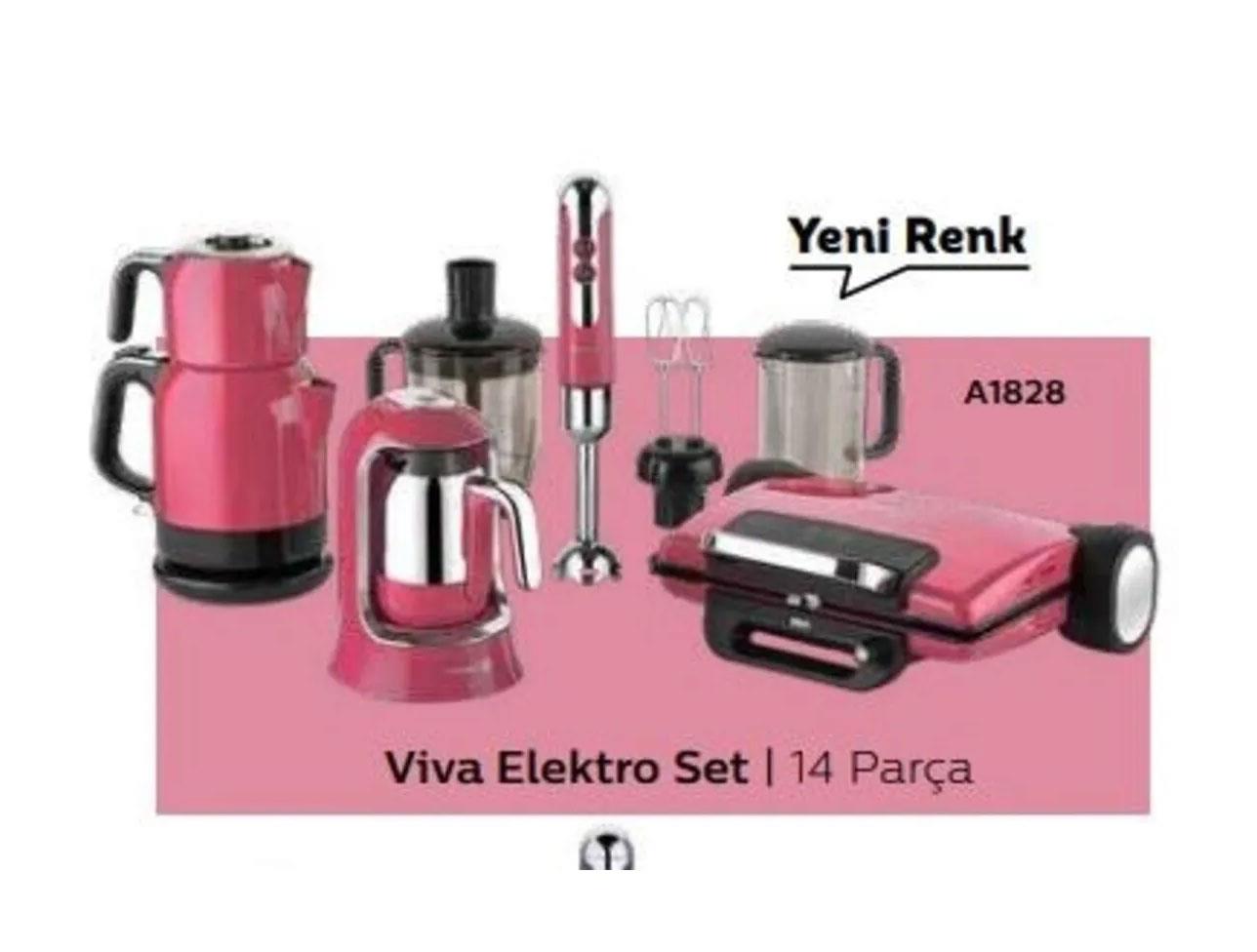 KORKMAZ A1828 VİVA 14 PARÇA ELEKTRO SET