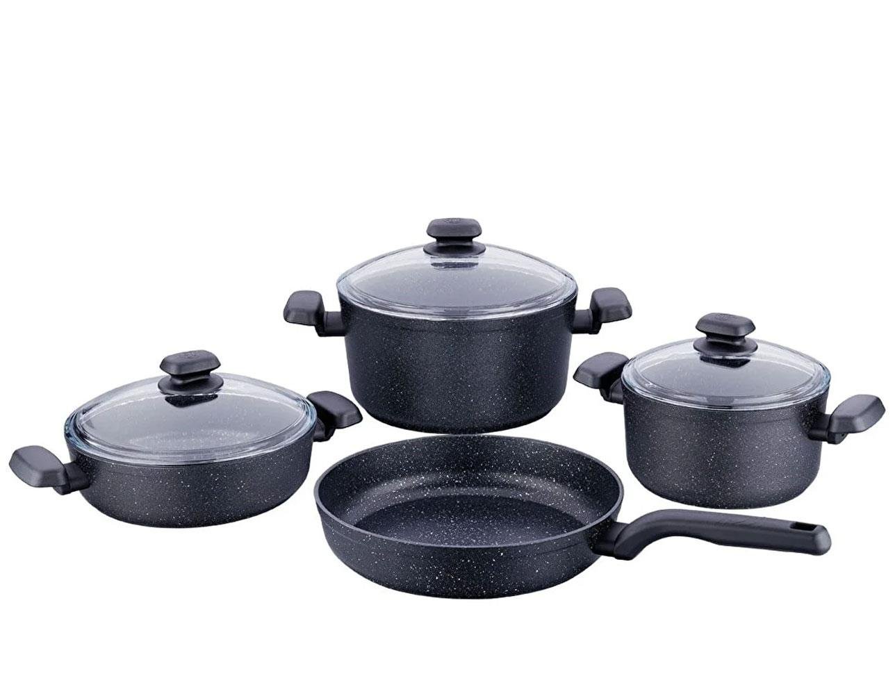 KORKMAZ A2609 ORNELLA 7 PARÇA TENCERE SETİ