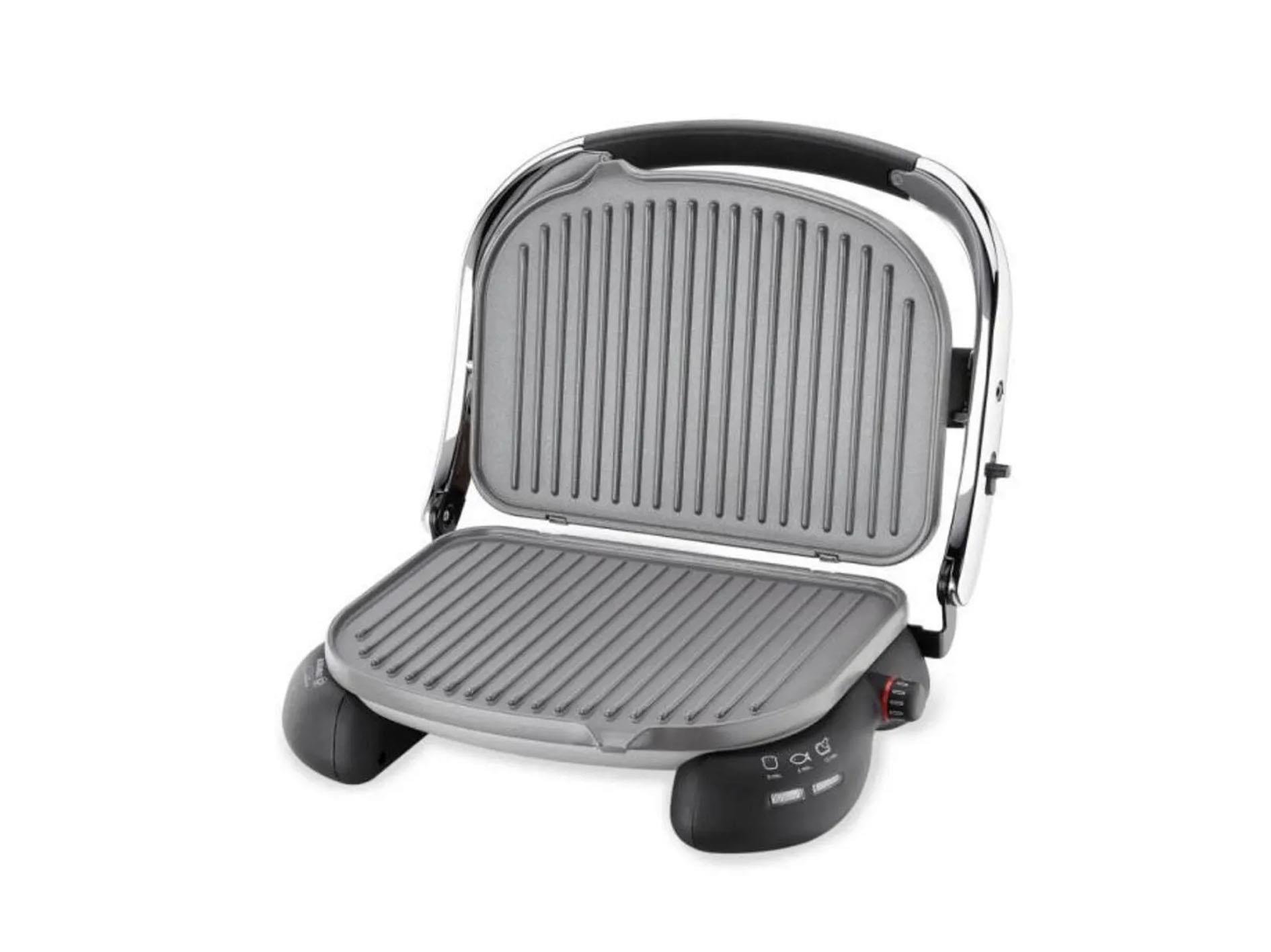 KORKMAZ A324-08 CASTRON TOST MAKİNESİ M.GRİ/KROM