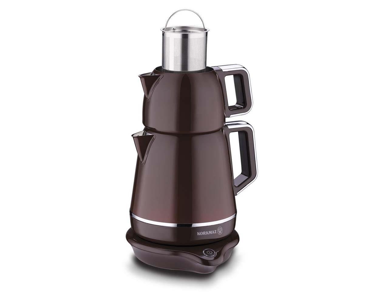 KORKMAZ A332-07 DEMİKS ELEK. ÇAYDANLIK ROBUSTA