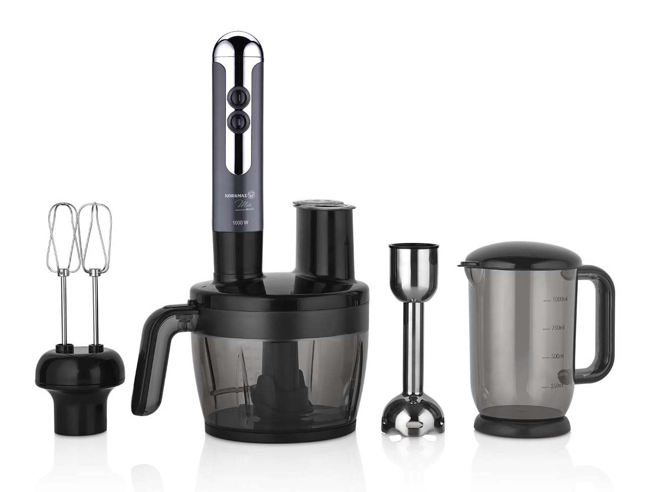 KORKMAZ  A457-07 MİA MULTİ BLENDER SET COS. KROM