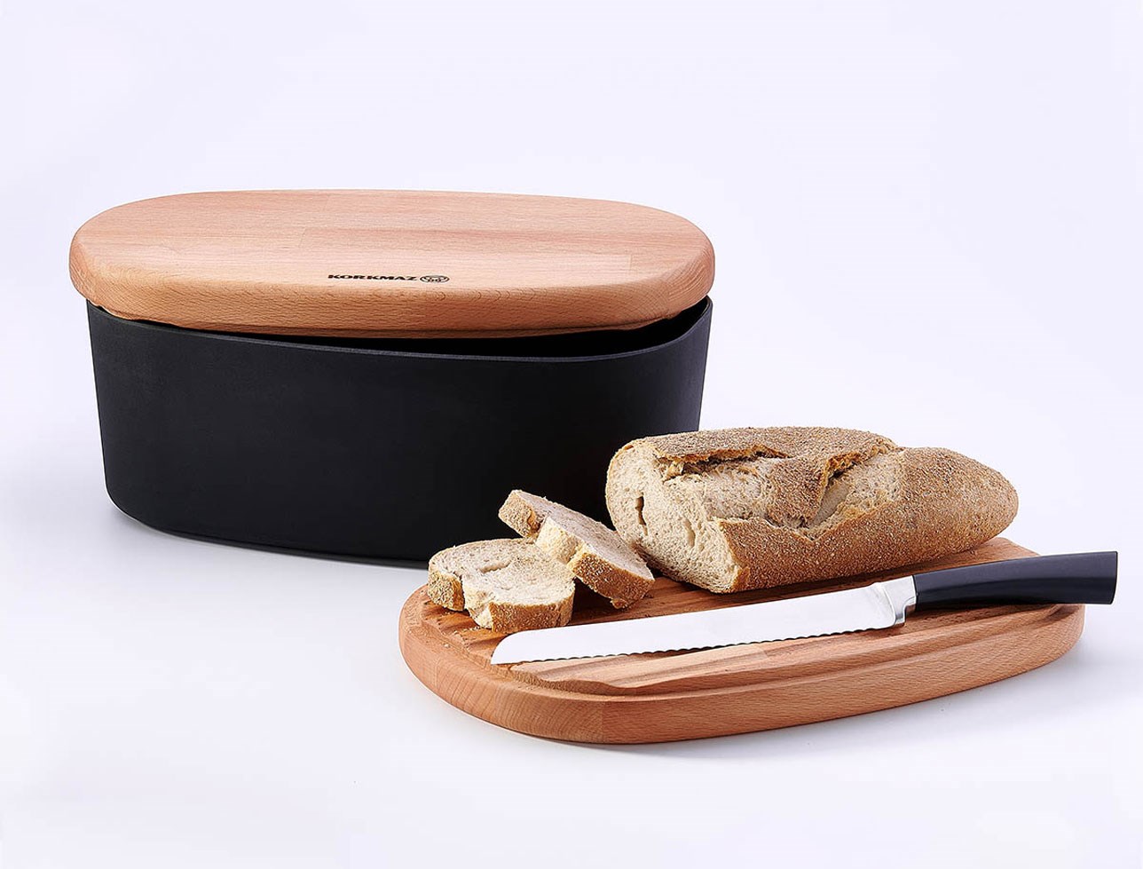 KORKMAZ A5810-1 NATURA EKMEKLİK SİYAH