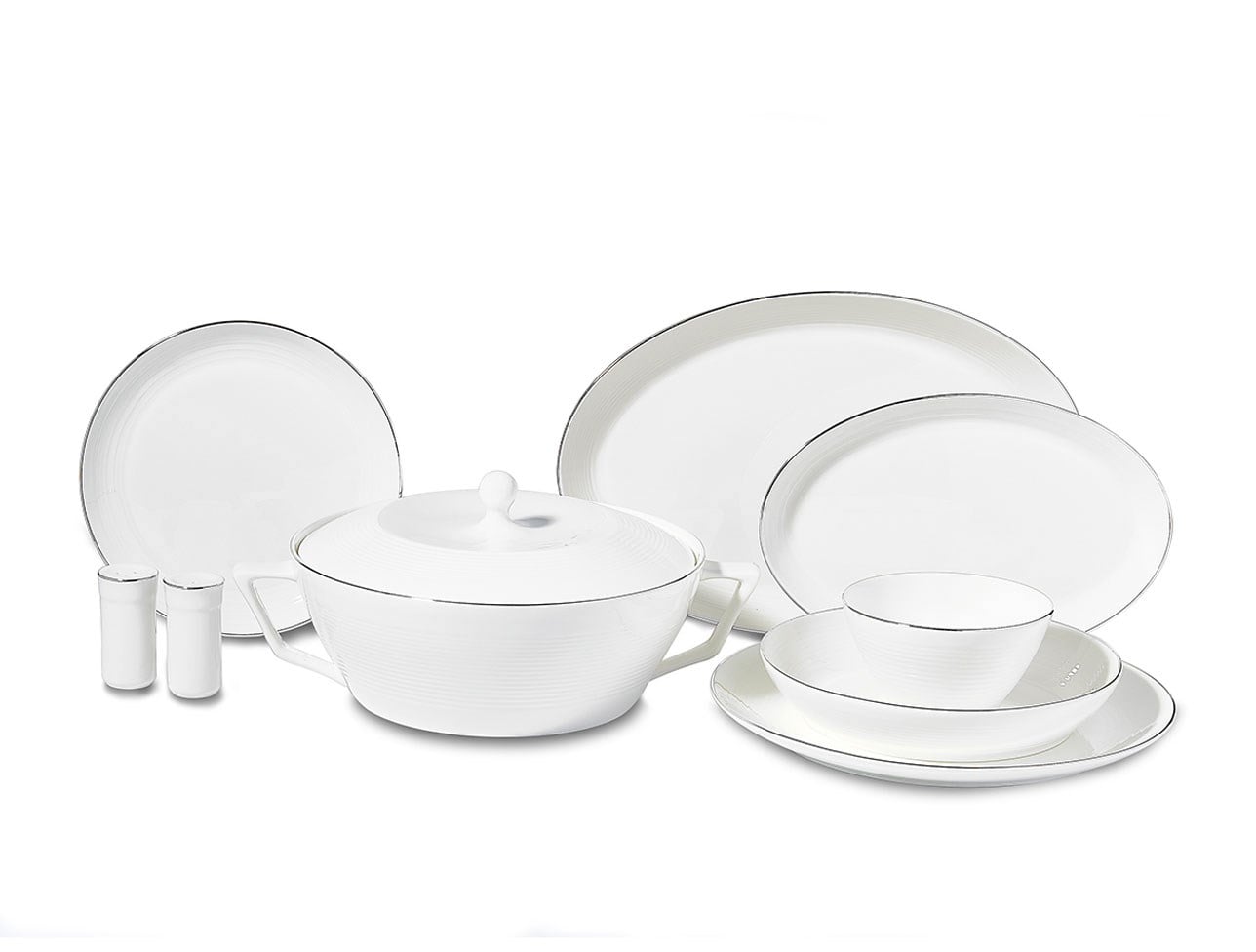 KORKMAZ  A8264 LİNES COLL.58 P YEMEK TAKIMI