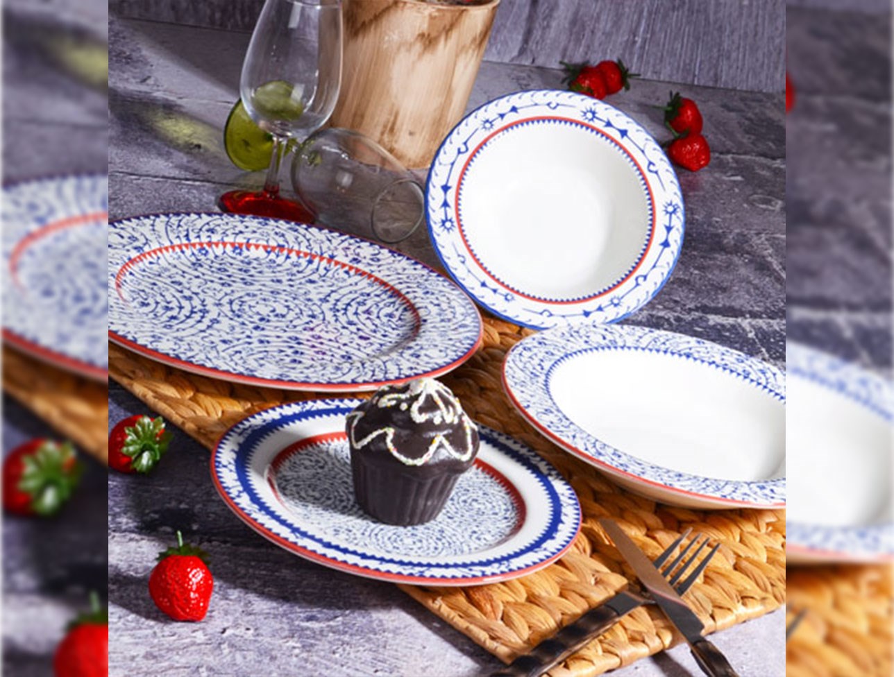 KOSOVA 24 PARÇA YEMEK TAKIMI HALİÇ