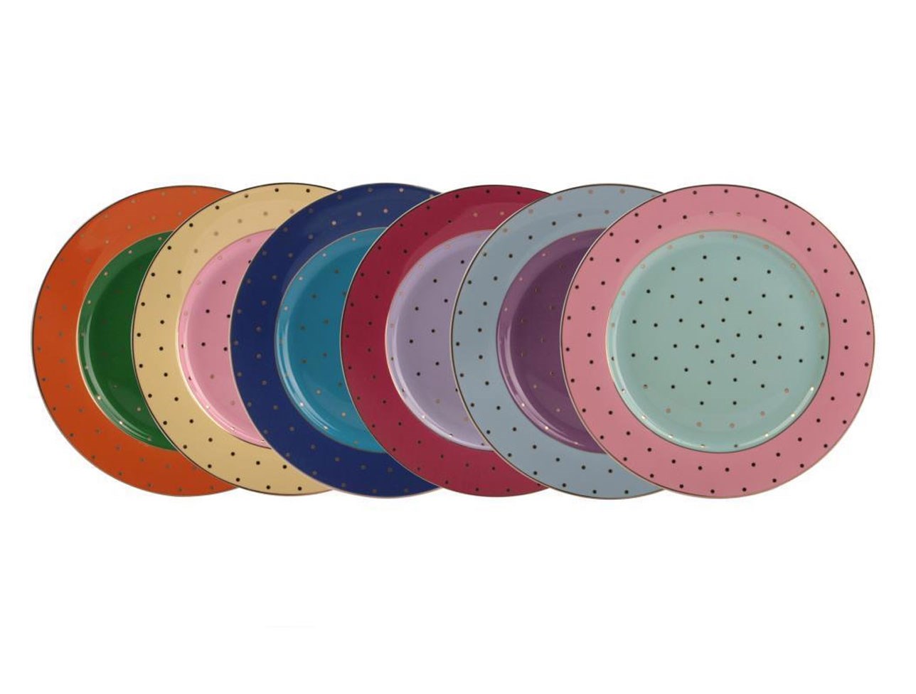 KOSOVA BONE CHİNA 6 Lİ PASTA TABAK PUANT. FNC-28