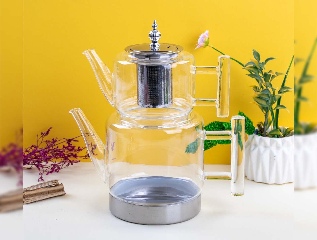 KRD HOME VITA CAM ÇAYDANLIK 1500ML KRD-9438