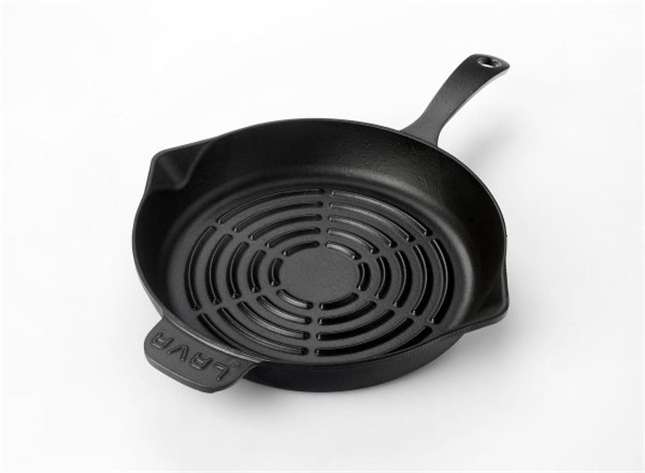 LAVA YUVARLAK IZGARA TAVA 28 CM METAL SAPLI