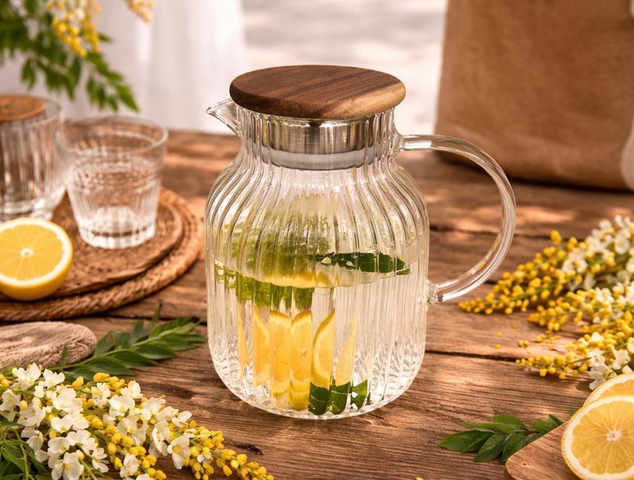 LUCA MİA BREEZE CAM SÜRAHİ 1600 ML LM-0013