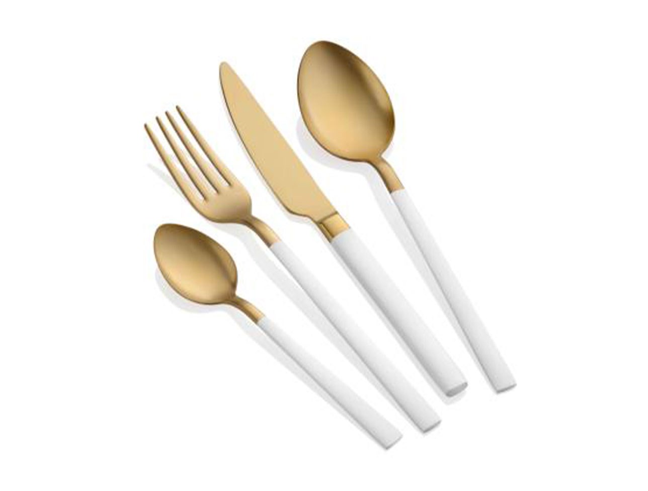MİA ÇKB SETİ 24 PARÇA MAT GOLD-BEYAZ ÇKB0104