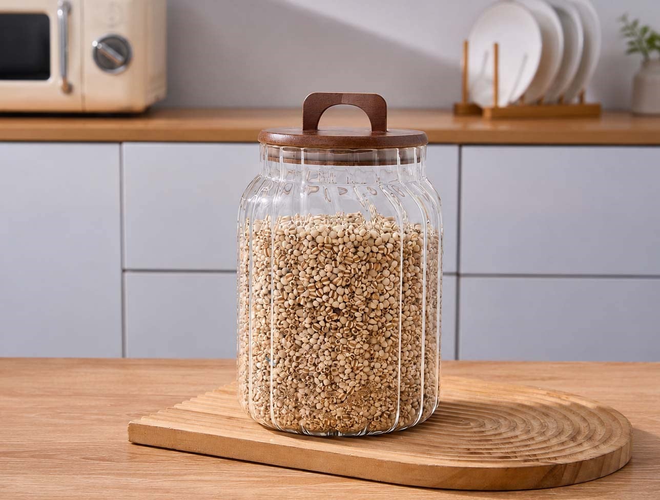MİEN 1600ML AKASYA KAPAK BOROSİL ÇİZG CAM 9R29