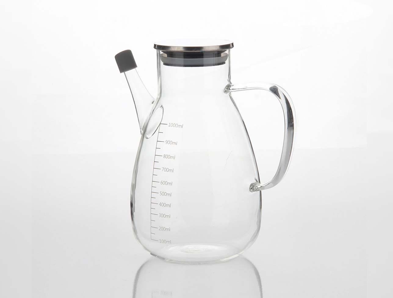 MİEN 1L METAL KAPAKLI  CAM YAĞDANLIK GLA-016