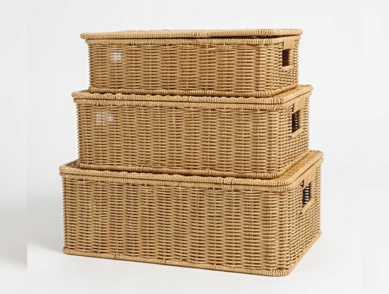 MİEN 3LÜ RATTAN MEGA ORGANİZER BB6065