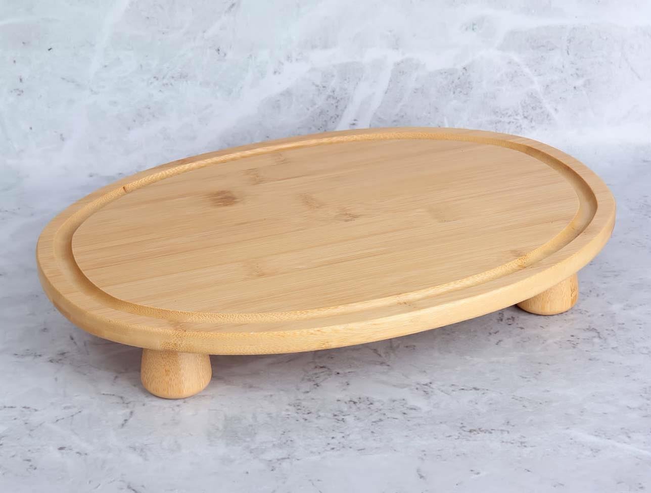 MİEN BAMBU OVAL SUNUMLUK AYAKLI 1288