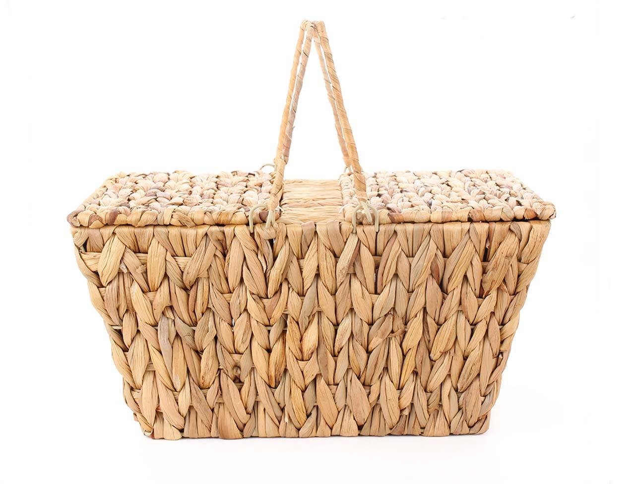 MİEN HASIR KAPAKLI DİKDÖRTGEN SEPET CAC-02