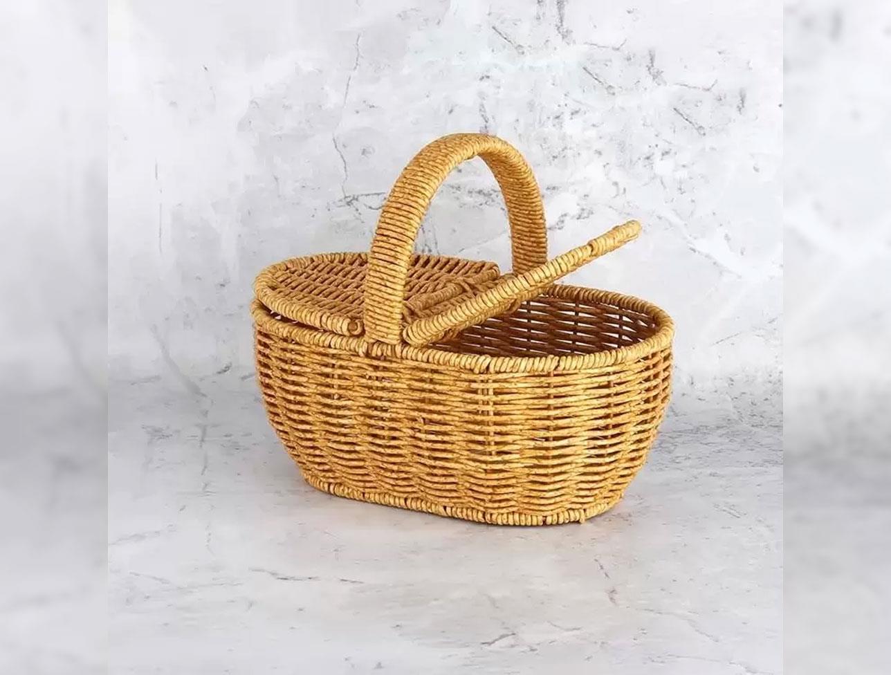 MİEN OVAL RATTAN KULPLU ÇANTA F-8 GM6058