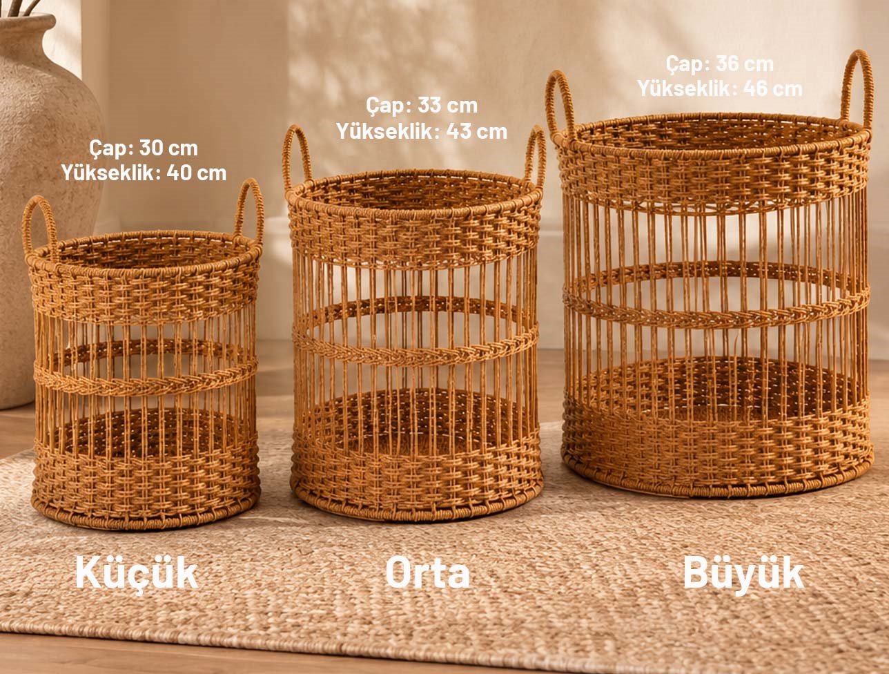 MİEN RATTAN ORGANİZER SEPET KÜÇÜK 1720