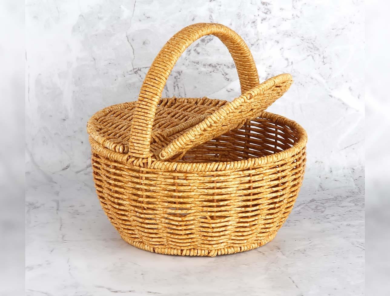 MİEN YUVARLAK KULPLU SEPET BB6068