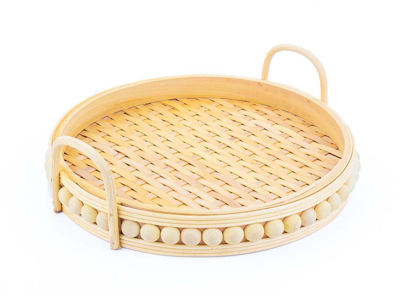 MİEN YUVARLAK ÖRME TEPSİ 1245