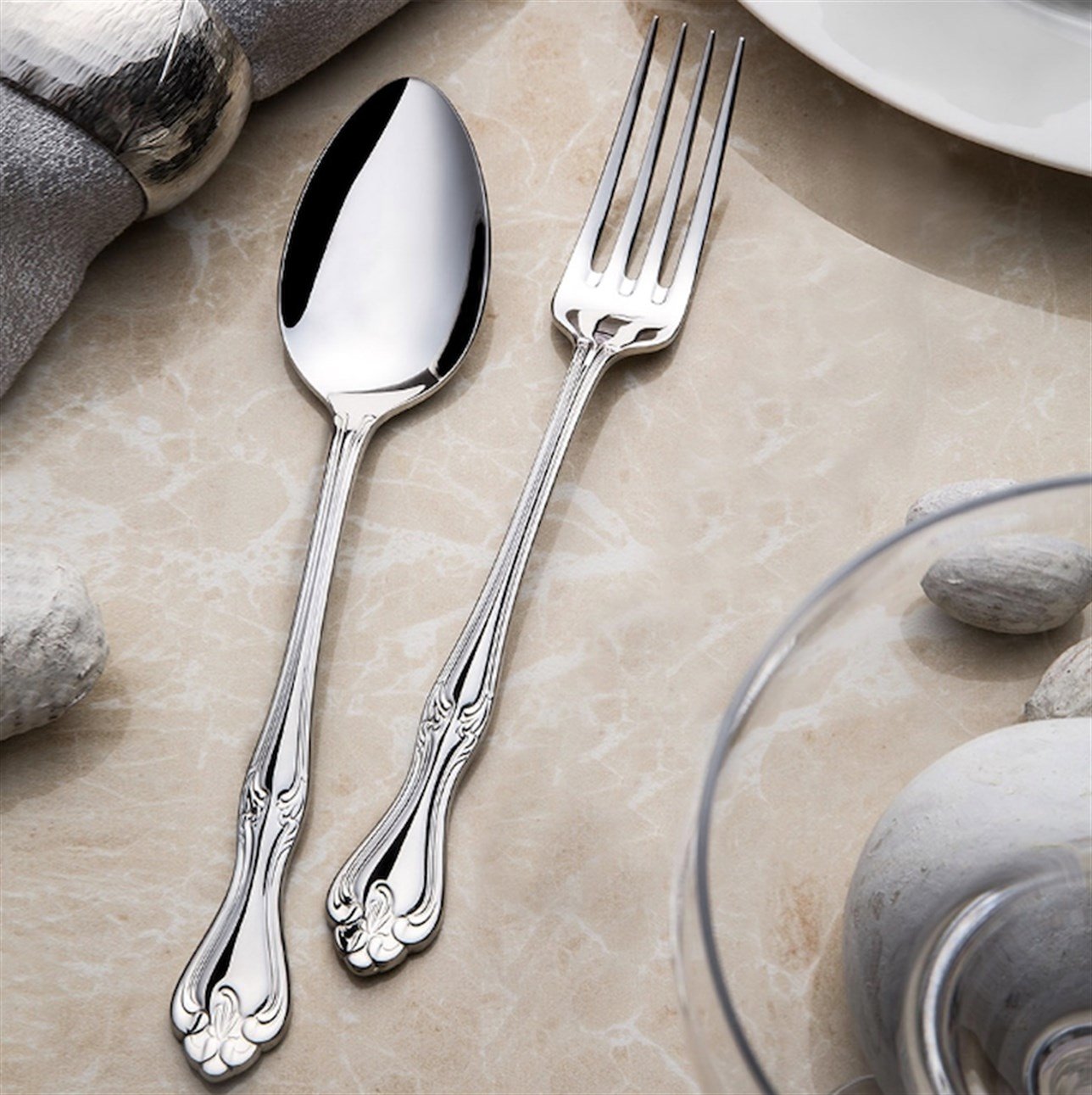 NEHİR LALEZAR SADE 60 PARÇA BÜYÜK AİLE TAKIMI