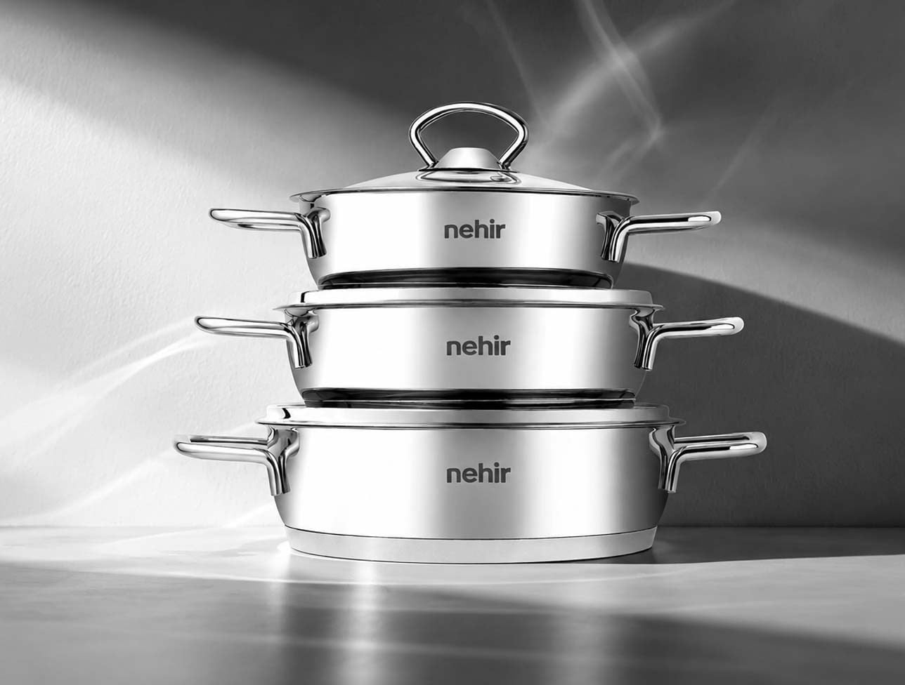 NEHİR SİLVER KLASİK 6 PARÇA SAHAN SET