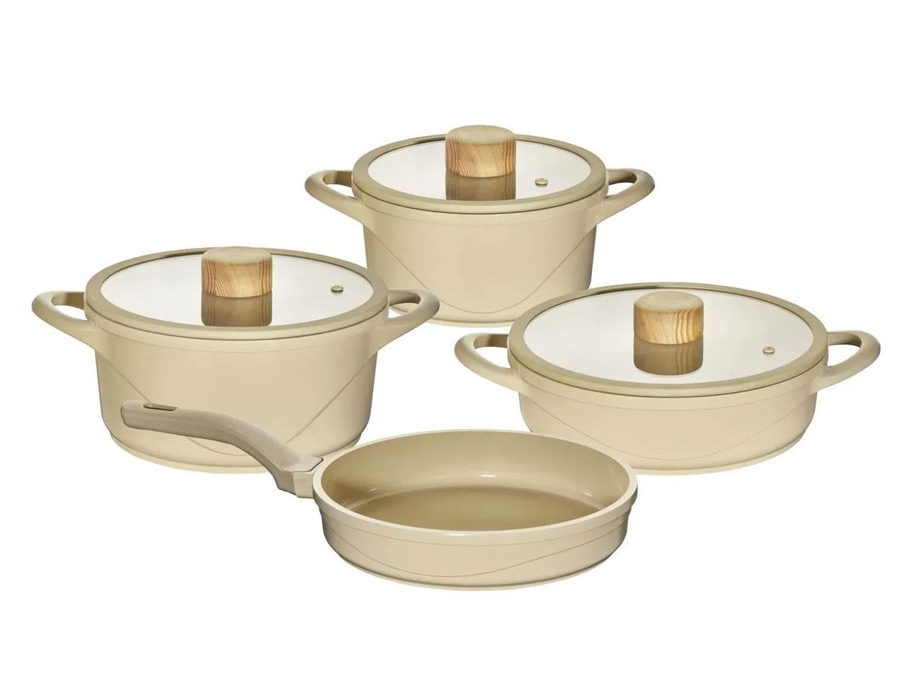 OMS 7 PCS SERAMİK SET  KREM 12050