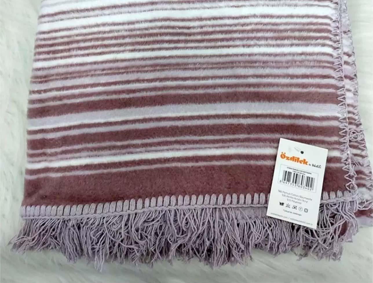ÖZDİLEK BATTANİYE PAMUK DİZ 130*170 LİLA