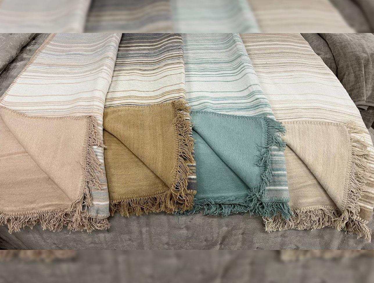 ÖZDİLEK BATTANİYE PAMUK DIZ 130*170 PUDRA