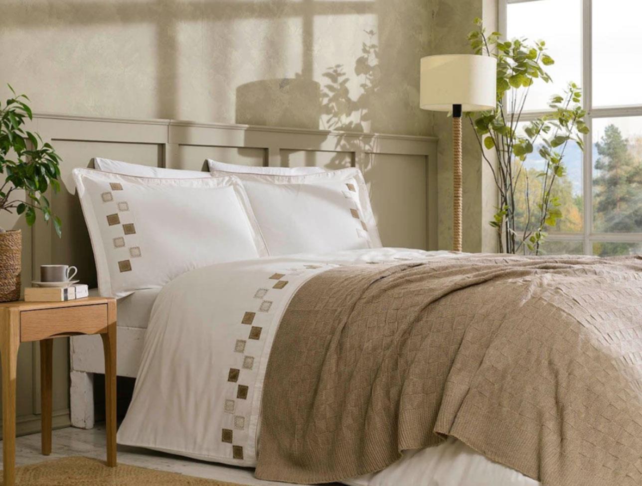 ÖZDİLEK GELİN SETİ TRİKO BATTANİYE CHESS BEJ