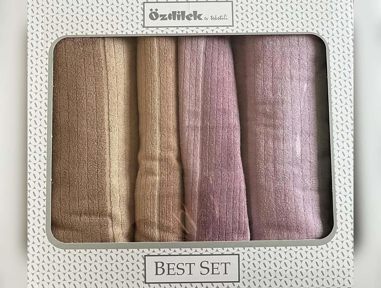 ÖZDİLEK PURE LİNE BEJ-LİLA BEST SET