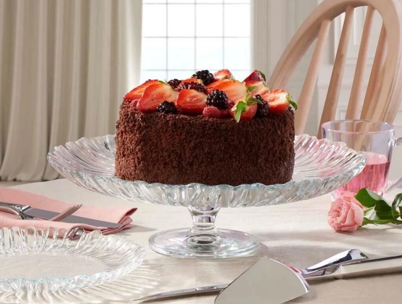 PAŞABAHÇE AURORA AYAKLI SERVİS TABAĞI 95832