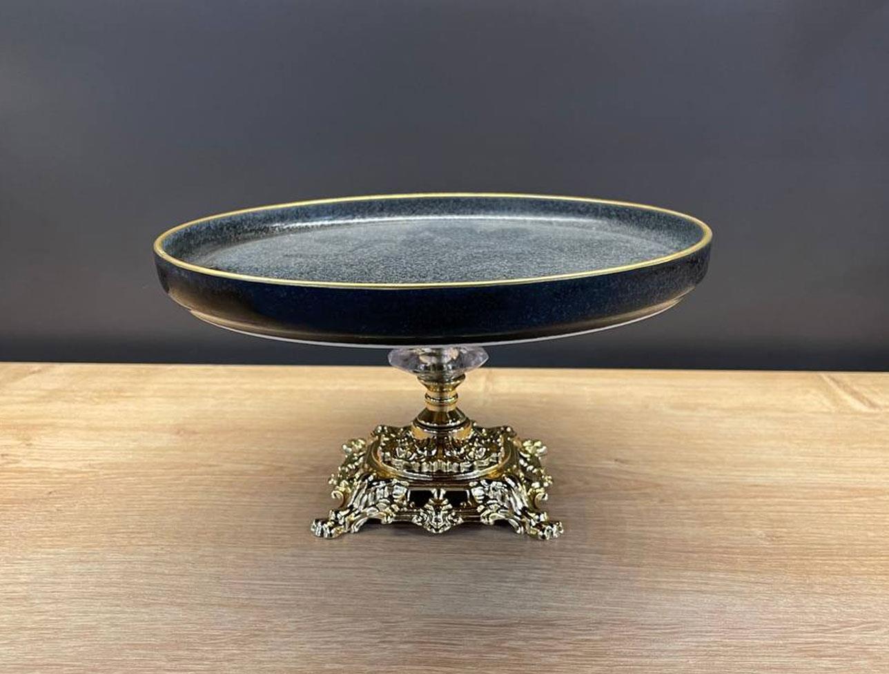 PASHA CON. 0304 AYAK. SNUM SİYH MAT YALD.KASE 21CM