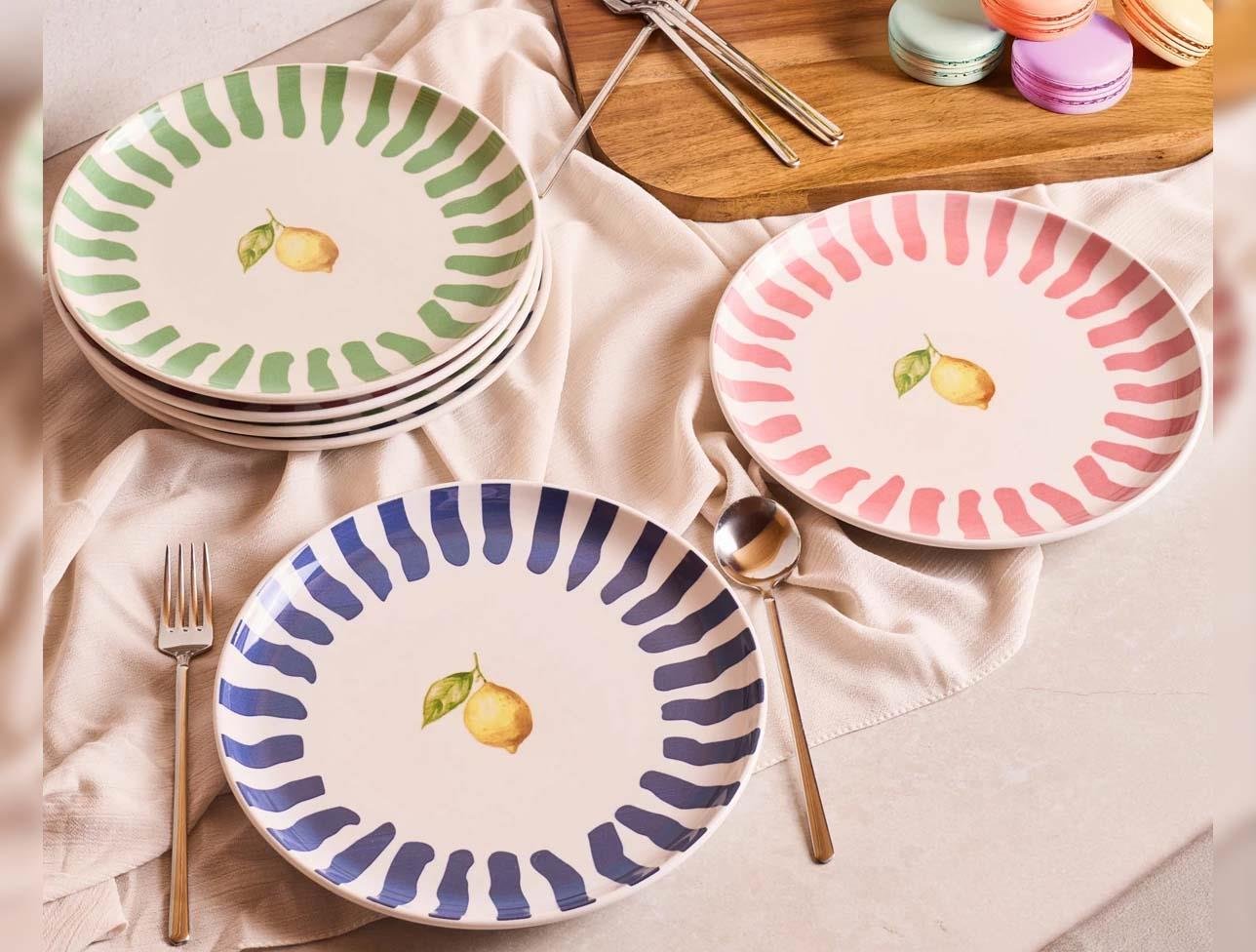 PEROTTİ LİMONE 6 KİŞİLİK PASTA TAKIMI 21CM