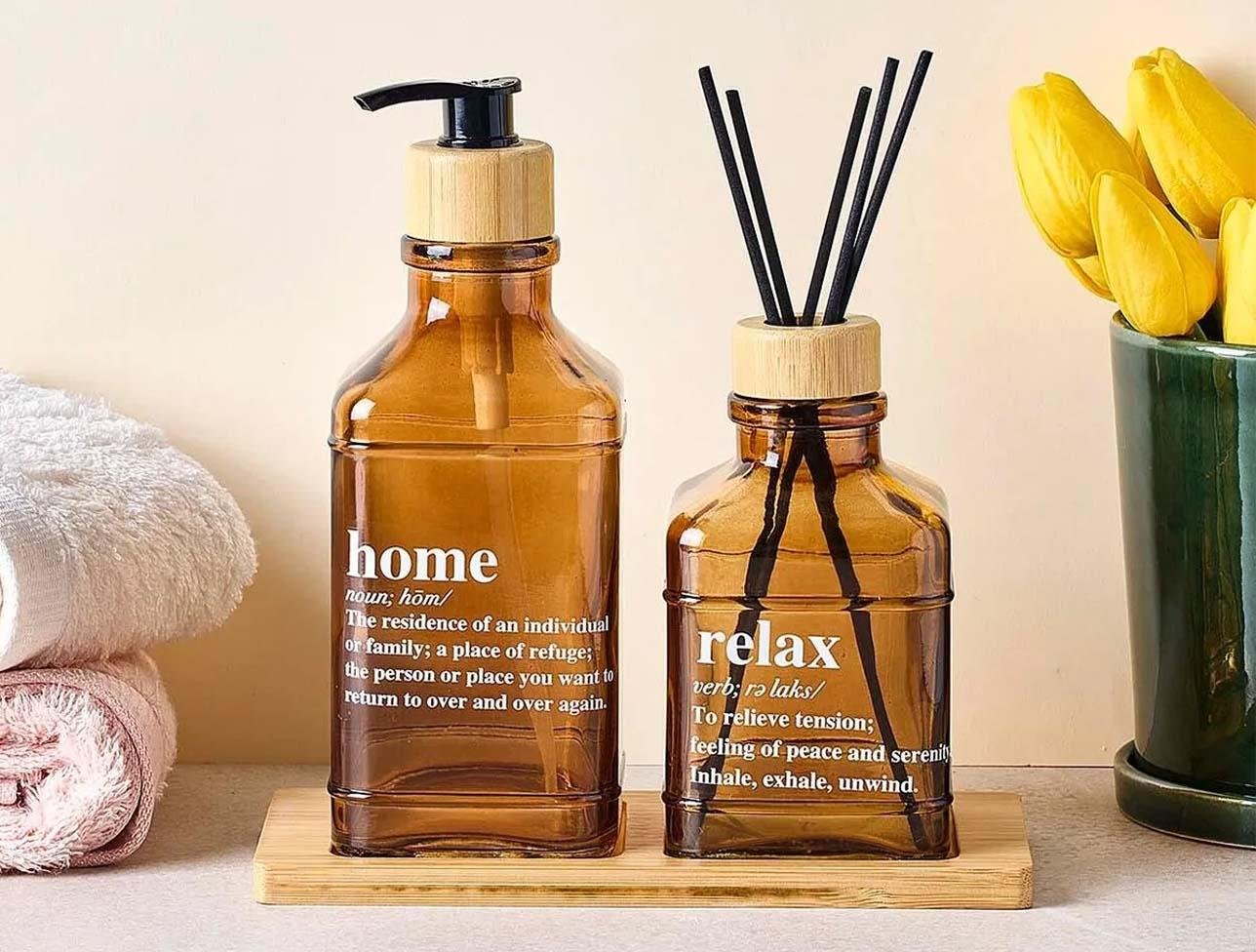 PEROTTİ ROGAN AMBER 2 Lİ SIVI SABUNLUK SET 18046