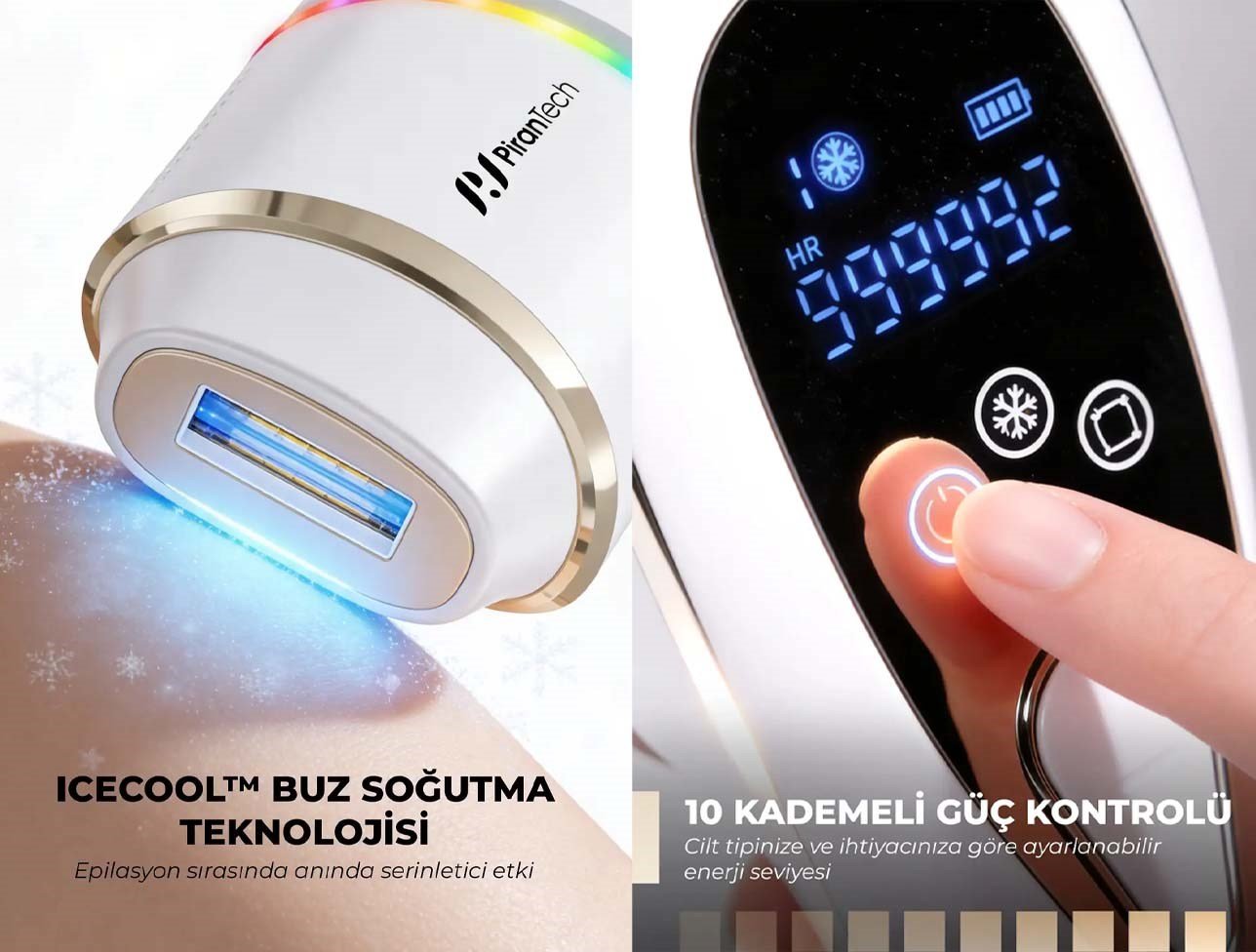 PİRANTECH BHRL-15 BUZ IPL LAZER EPİLASYON ALETİ