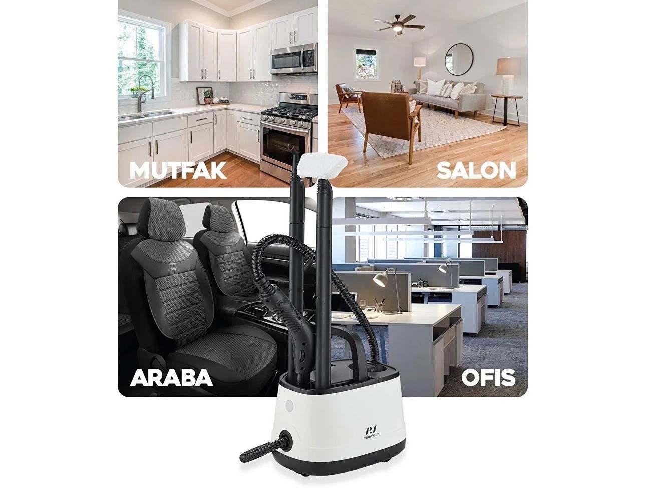 PİRANTECH CB-101A ÇOK FONKSİYONLU BUHARLI TEMİZLİK