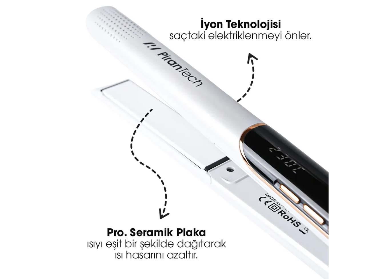 PİRANTECH TA-2638 DİJİTAL EKRANLI SAÇ DÜZLEŞTİRİCİ