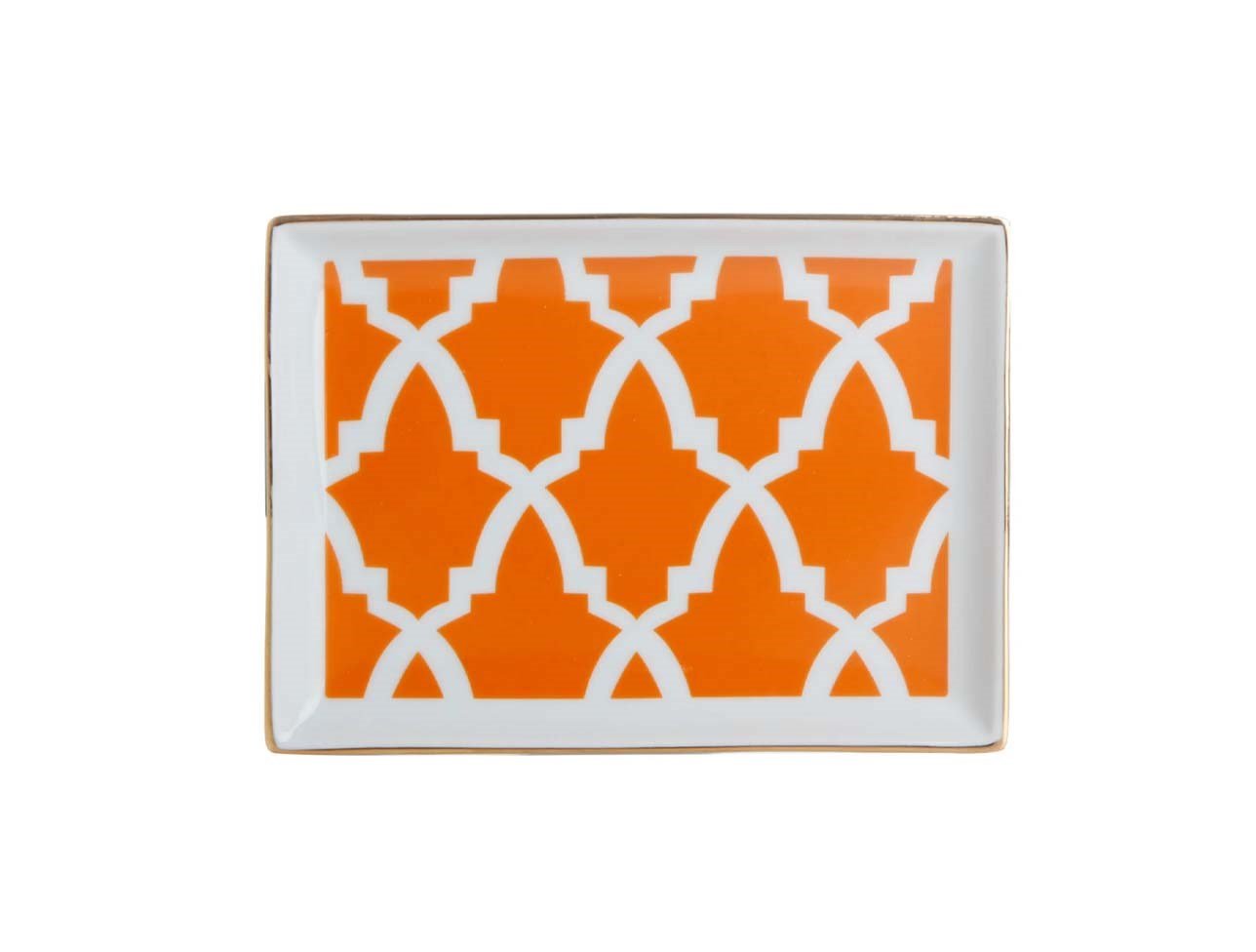 PORLAND MOROCCO DESEN 3 TURUNCU KAHVALTI TAB 18CM