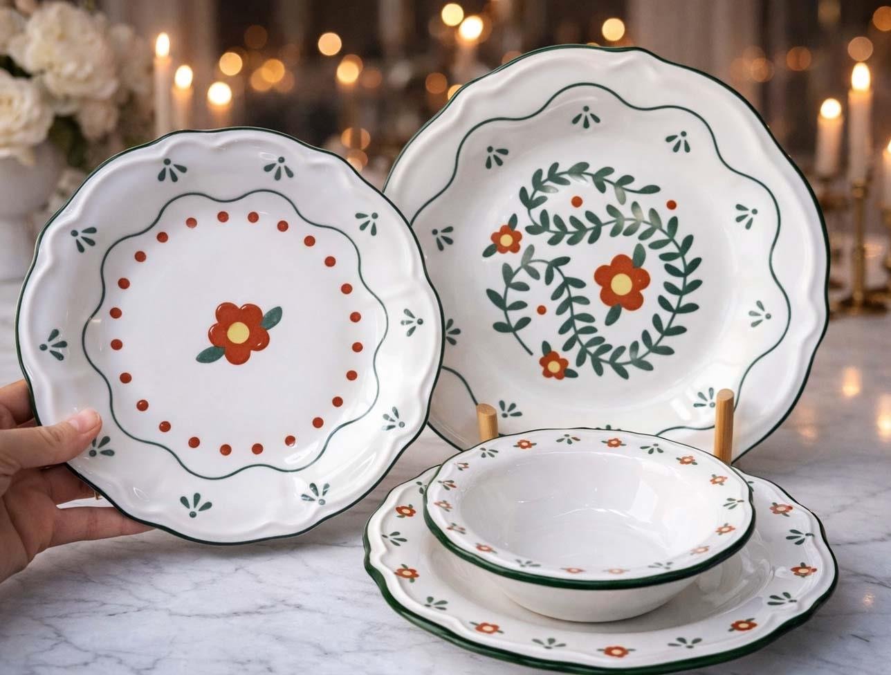 PORSER MARCELİN FULYA YEMEK SETİ 24 PARÇA