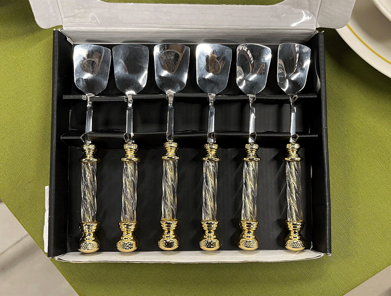 ROYKİNG DONDURMA KAŞIĞI ALTIN CAM 6 LI