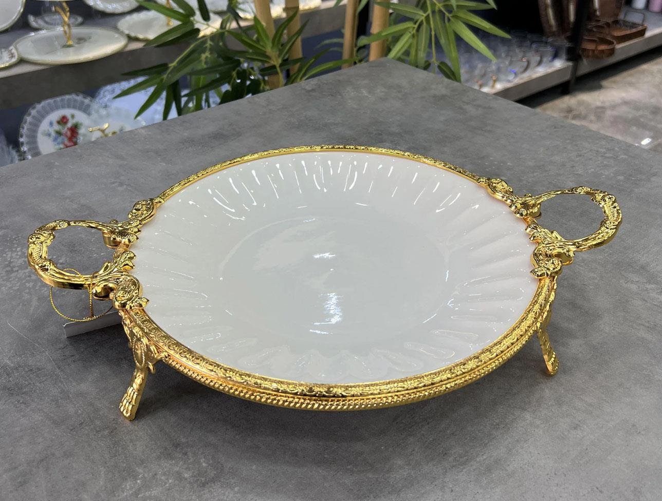 ROYKING ELEG. YUVAR. SUNUM TABAK GOLD 41 CM PCL029