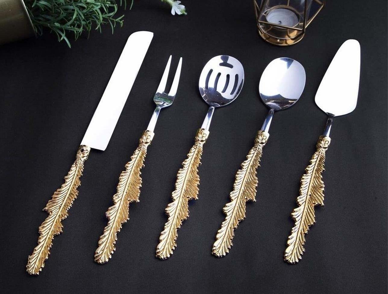 ROYKING TÜY SERVİS SETİ ALTIN 5 PARÇA EYM001