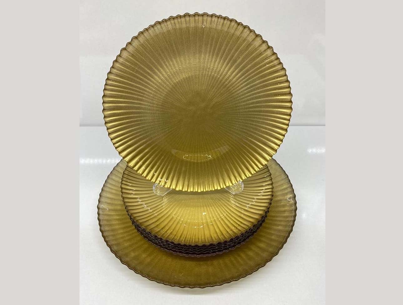 SİGMA LUMOS PASTA TABAĞI METALİK ALTIN 7 Lİ SGM063