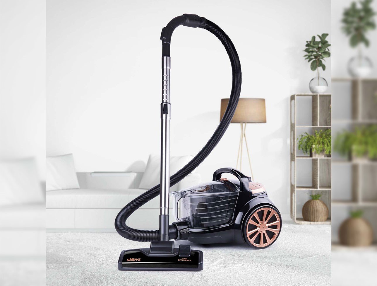 STİLEVS SPEKTRON ELEKTRİKLİ SÜPÜRGE SİYAH BAKIR